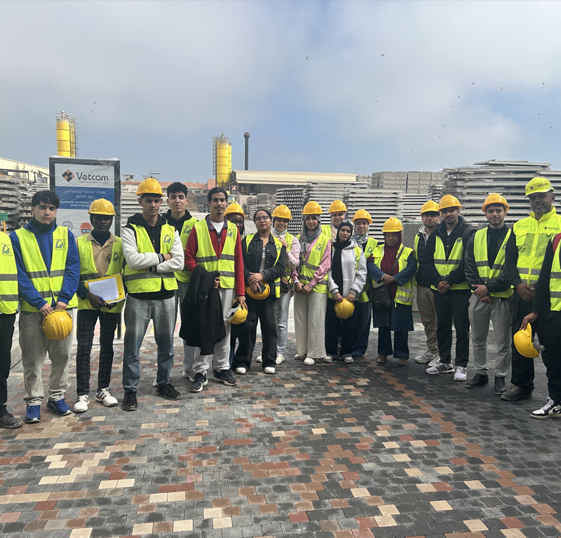 Visite des stagiaires de l’ISTP Agadir à VETCAM : Immersion au cœur du leadership du béton préfabriqué dans le Sud marocain